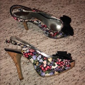 Rampage Floral Heels